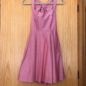 Lauren James Livingston Oxford Bow dress